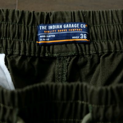 The Indian Garage Co. Slim Fit Men Blue Trousers - Price History