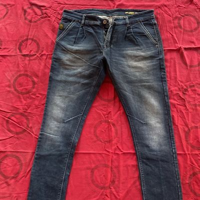 Buy NETFLIP Women's Blue 12 Button Design Jeans Regular Fit (28-Women Pant)  at Amazon.in