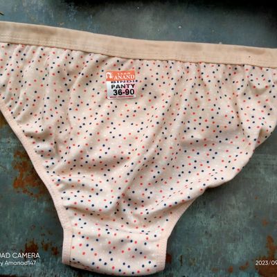 Briefs, Women Fashionable Printed Panty 2 Pcs