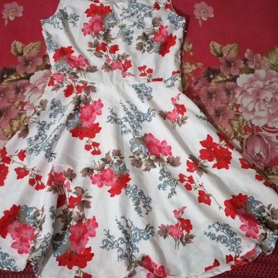 fcity.in - Lace Flower Dress / Fancy Graceful Women Dresses