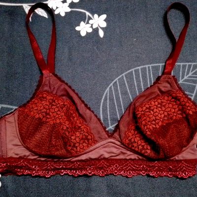 Bra  Zivame Moroccan Lace Double Layered Non wired 3/4th Coverage