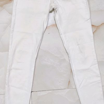 ZARA White Jeans