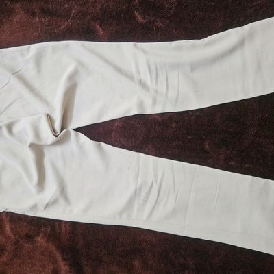 Work Trousers Men Male Casual Solid Color Pencil Pants Mid Waist Pants  Business Trousers with Zipper and Pockets Full Length Men's Suit Formal Skin-Friendly  Comfy Lounge Wear Sales Clearance White : Amazon.co.uk: