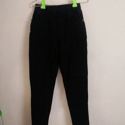 Jeans & Trousers, Black Jeggings With Pocket For Women