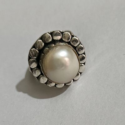 Real 14kt White Gold Polished Pearl Ring Mounting Size: 6; for Adults and  Teens; for Women and Men - Walmart.com