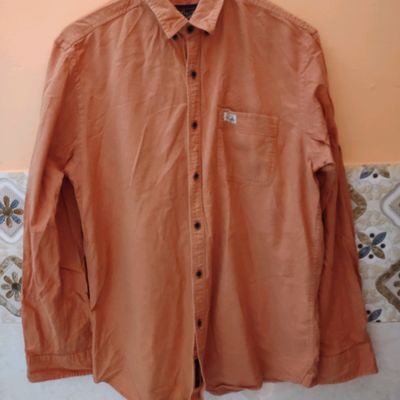 Buy Spykar Camel Cotton Regular Fit Shirt for Mens Online @ Tata CLiQ