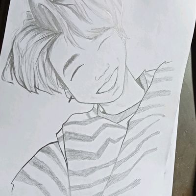 Romina Marcillo - Park Ji-Min/Jimin/BTS - Pencil Drawing