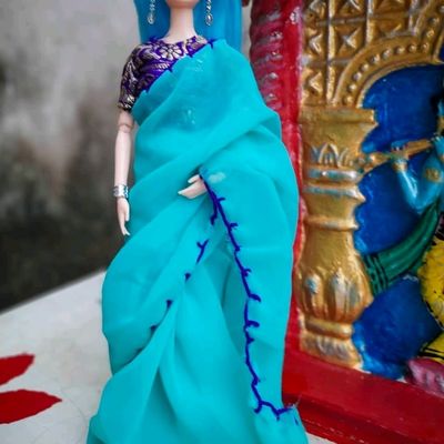 Saree for barbie discount doll