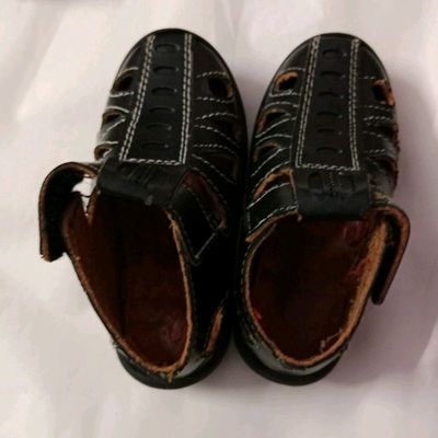 Buy 100% Leather Roman Black mens Comfort Shoe-Style open Casual ethnic  kurta pajama jeans formal Sandals Online at Best Prices in India - JioMart.