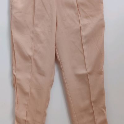 Pantaloons Peach Trousers - Selling Fast at Pantaloons.com