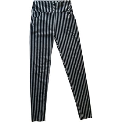 Buy SHOW OFF Women's Black Striped Formal Trousers Polyester Trouser Online  at Best Prices in India - JioMart.