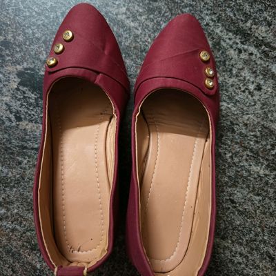 Maroon Women Shoes Heels - Buy Maroon Women Shoes Heels online in India