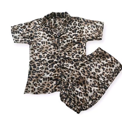 Buy DRESENCE Leopard Satin Night Suit: Embrace The Wild in Luxurious  Comfort (XS, Multicolor) at Amazon.in