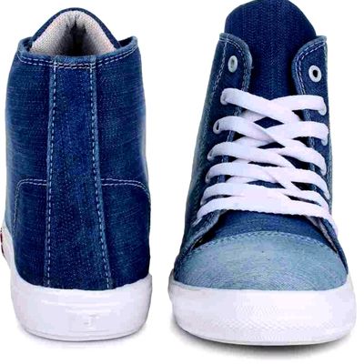 Men 's Denim Canvas Shoes Casual Lace Up Sports Shoes Low Top Cloth Shoes |  Wish