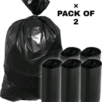 Black Ezee Plastic Garbage Bag - 19X21 Inch - medium, 19*21 (inch)