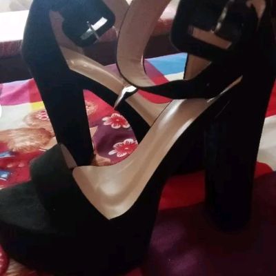 5 inch block discount heels