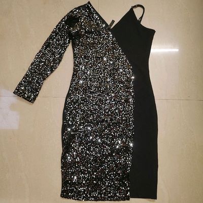 Sparkly dress | Sequin dress with sleeves, Trendy dresses formal, Short  dresses tight