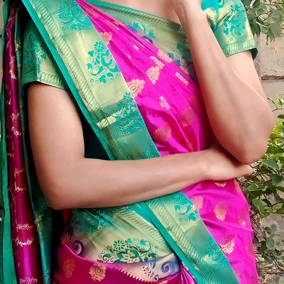 MONALISA on Instagram: “All set for the PRESS CONFERENCE in Indore...  loving my banarasi saree look today... #nazar #promotion… | Saree look, Banarasi  sarees, Saree