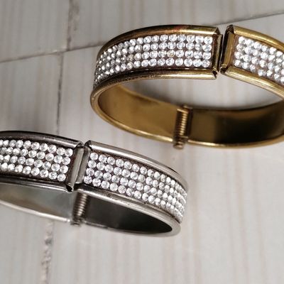 Shop Flexi Pipe Heart Diamond Kada Online - Avira Diamonds