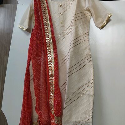Emerald Green/White Designer Lehenga Choli With Bandhani Dupatta |  Palkhifashion | Indian clothes online, Designer lehenga choli, Green lehenga
