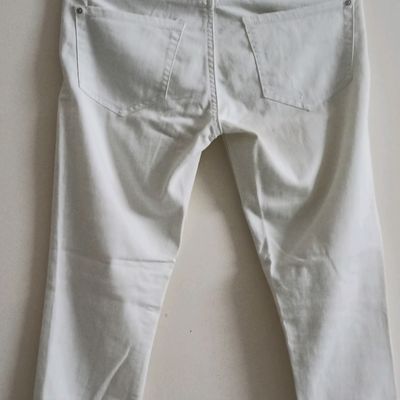 White Skinny pants for Women | Lyst