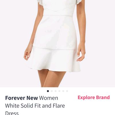 Forever New - White Dress on Designer Wardrobe