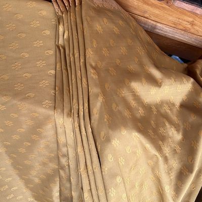 Golden Silk Blend Saree