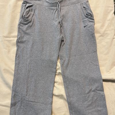 Women's Trackpant For Gym Cotton Rich 500- Grey
