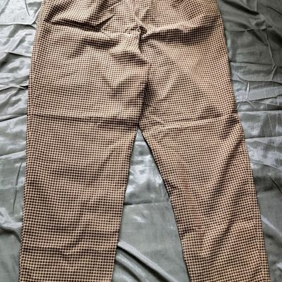 NWT MM6 MAISON MARGIELA Brown Check Trousers Size 8/44 $455 | eBay