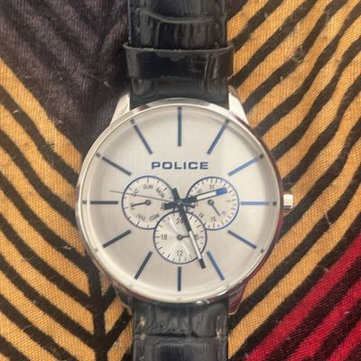 Accessories | Police Men's Watch with Leather Strap | Freeup