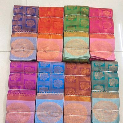 Buy Big Border Kanchipuram Sarees Online | Singhania's