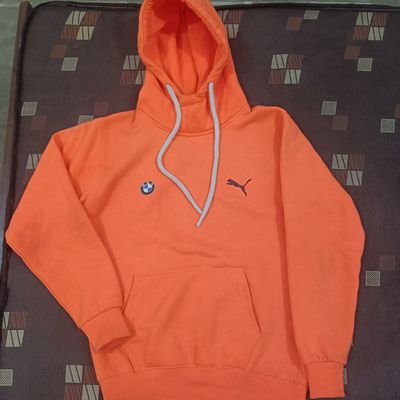 Bright orange hoodie clearance mens