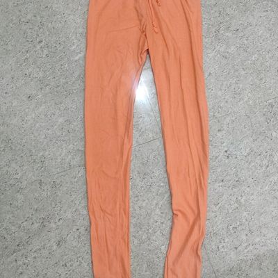 Cotton Lycra Straight Fit Ladies Dark Peach Plain Seamless Legging, Size: S  - XL at Rs 150 in Gorakhpur