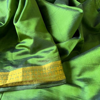 Kalgudi- Arni Silk Saree with Zari Border