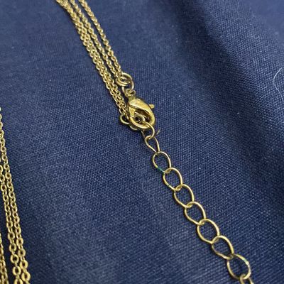 Gold -silver Necklace Chains for Boys Mens Girls Women Stylish Combo Party  Wear, Gold -silver Plated