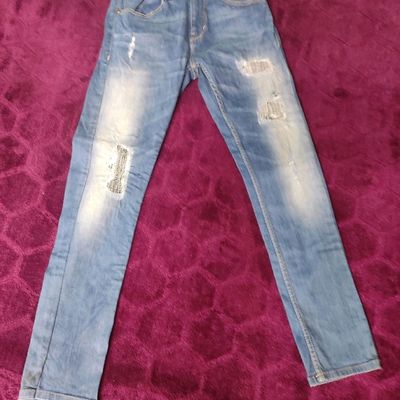 Amazon.com: VooZuGn Men Tie Dye Purple Stretch Denim Jeans Ripped Pants  Plus Size Slim Straight Trousers : Clothing, Shoes & Jewelry