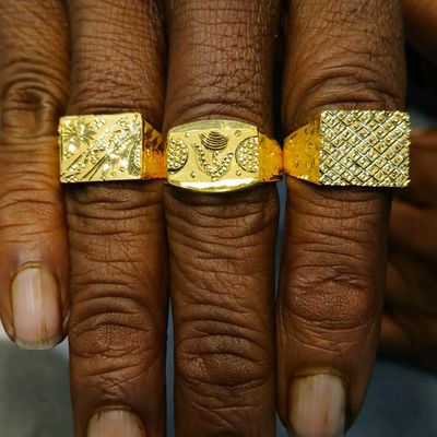 Number 14K Solid Custom Gold Ring