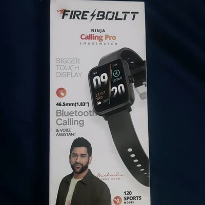 Pink Fire Bolt Ninja Fit Pro Smartwatch Bluetooth Calling