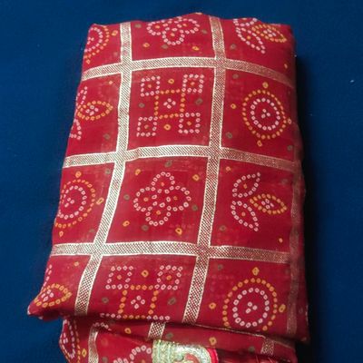 Bandhani Saree | Bandhej / Chunri / Gaji Silk Bandhani Sarees Online:  Khatri Jamnadas Bechardas – Tagged 