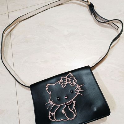 HELLO KITTY EMBOSSED MINI BAG LEOPARD