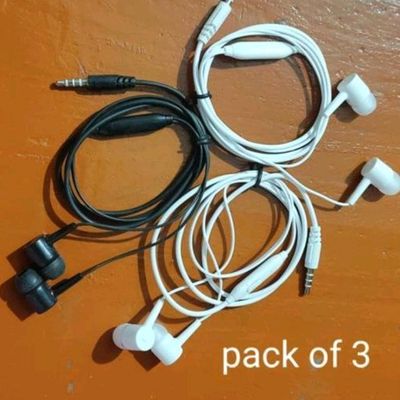 Headphones Speakers Earphones Wire Combo Pack Of 3 Best