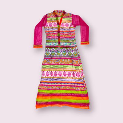 Daily Wear Stand Collar Full Sleeves Designer Cotton Kurti For Ladies Bust  Size: 35 Inch (in) at Best Price in Jaipur | Hariom Creation