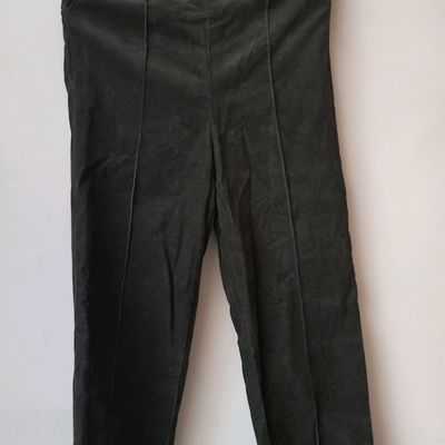 Italian-style Chocolate Brown Pants with Black Belt | HAL-205-BR – Luxahaus  Beyond