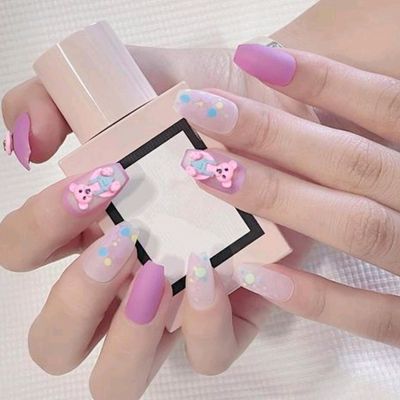 Cute Korean Nails: 45+ Popular Designs and Ideas | Hippie nails, Pretty  nails, Nails