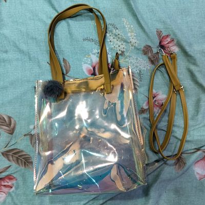 U.neek Lumos Holographic sling bag|first time buying bag online  experience|Glamgirl Shweta - YouTube