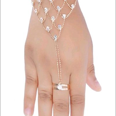 Dropship Bridal Bracelet Ring Chain Wedding Dress to Sell Online at a Lower  Price | Doba
