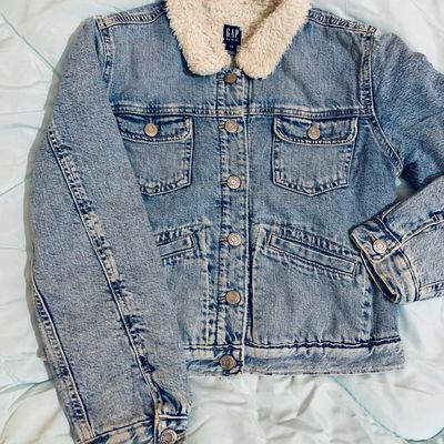 Gap cropped jean sale jacket