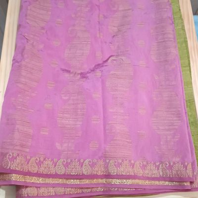 Printed,weaving Patola silk Saree in Pink with Blouse - SR23362