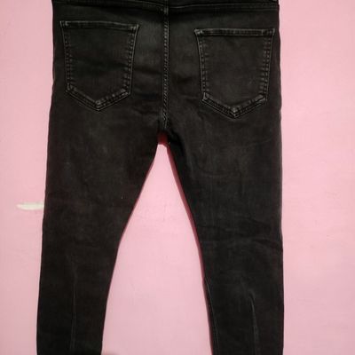 Rough black hot sale jeans