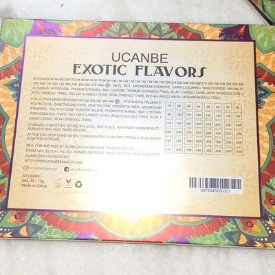  UCANBE EXOTIC FLAVORS Neon Eyeshadow Makeup Palette